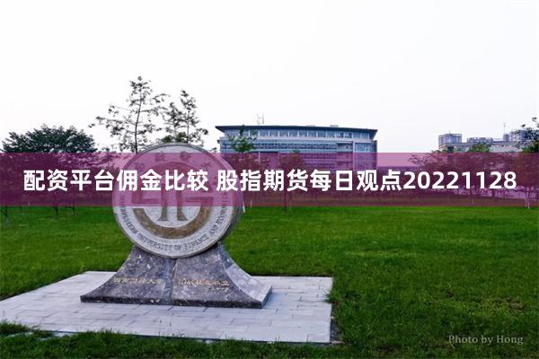 配资平台佣金比较 股指期货每日观点20221128